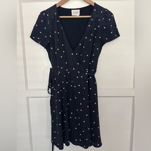 Sezane Anastasia silk mini dress